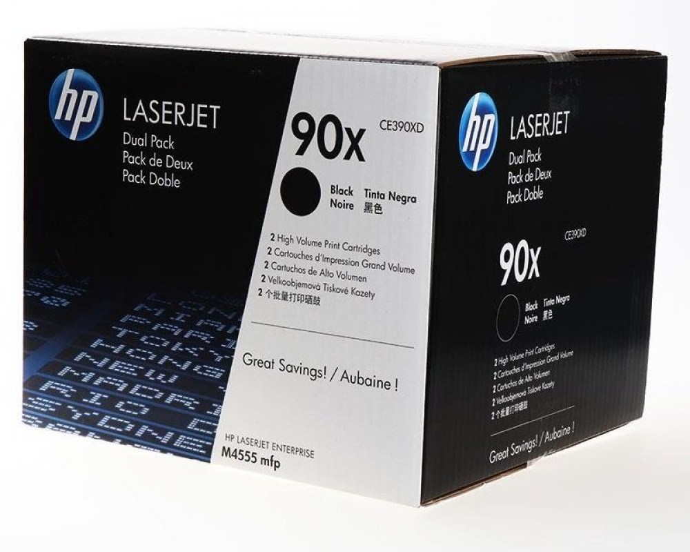 HP Toner nr 90X CE390XD Black 2pack2x24K