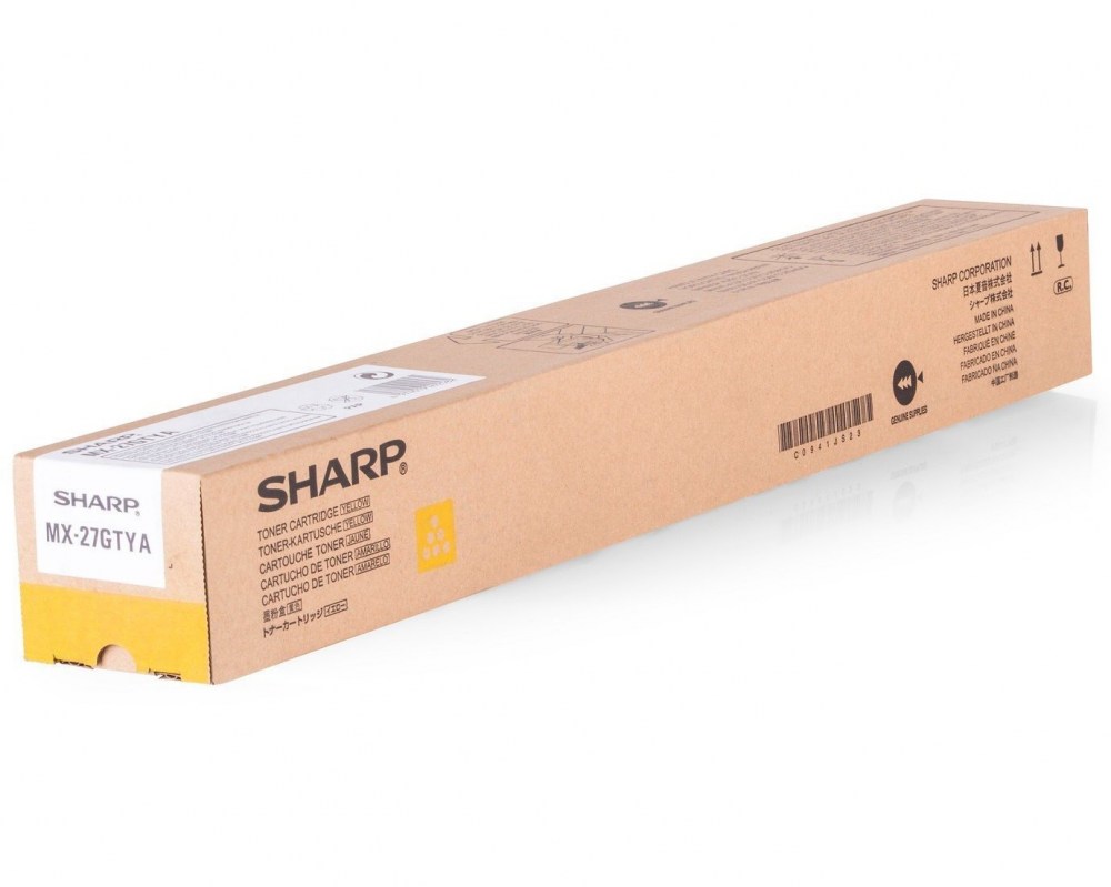 Sharp Toner MX-27GTYA Yellow 15K 