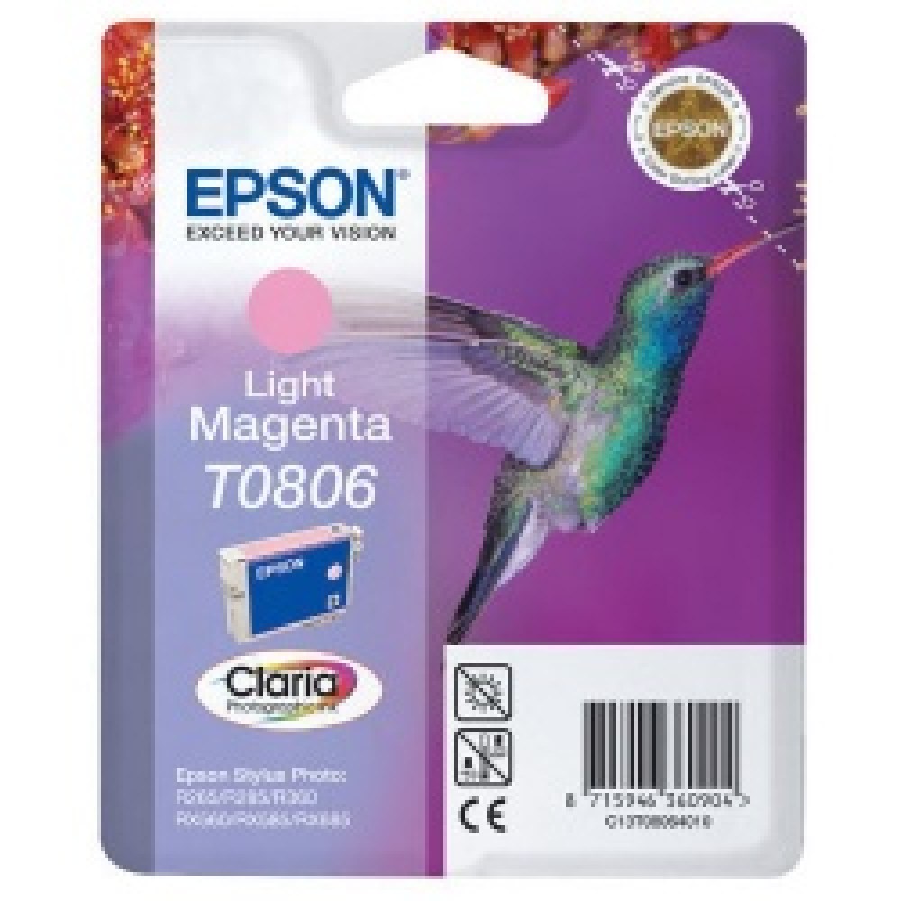 Epson Tusz Claria R265/360 T0806  Light Magenta 7,4ml