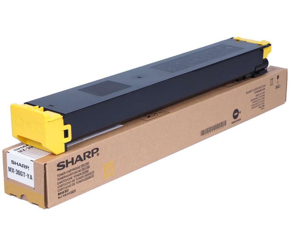 Sharp Toner MX-36GTYA Yellow 15K 