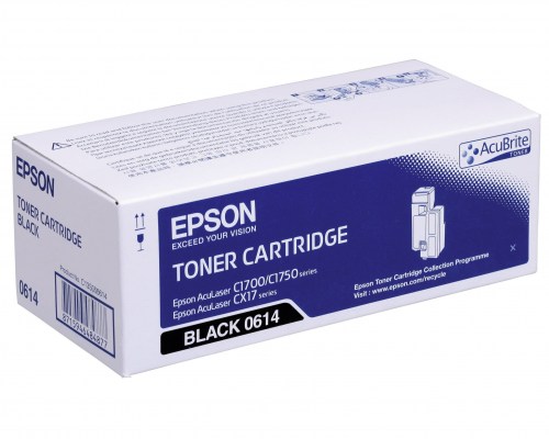 Epson Toner AcuLaser C1700 S050614 Black 2K