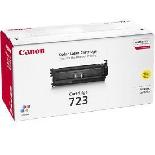 Canon Toner CRG 723Y Yellow 8.5K LBP7750 