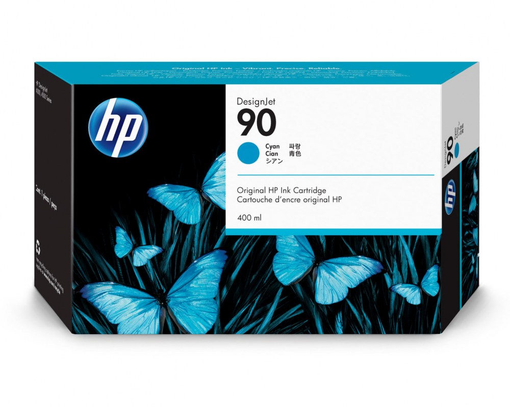 HP Tusz nr 90 C5061A Cyan 400ml