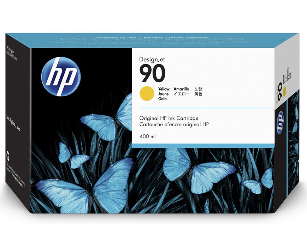 HP Tusz nr 90 C5065A Yellow 400ml