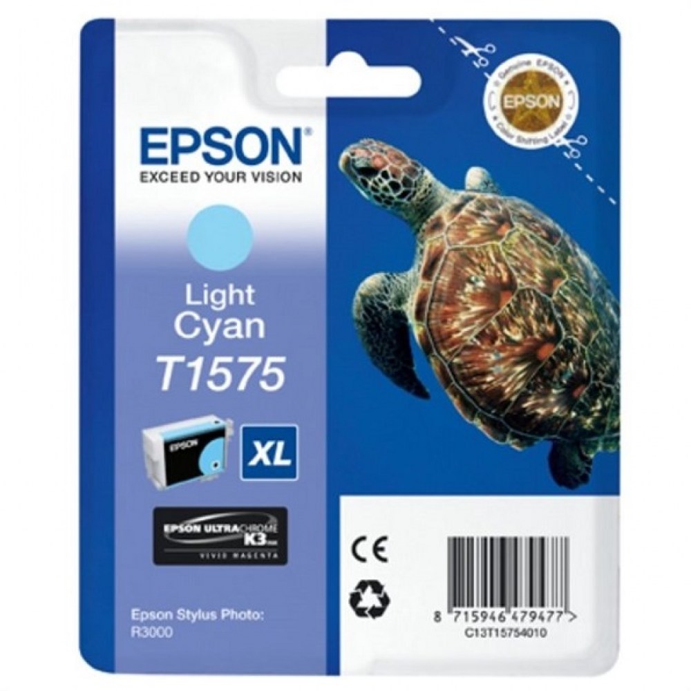 Epson Tusz Stylus Photo R3000 T1575 Light Cyan 25,9ml