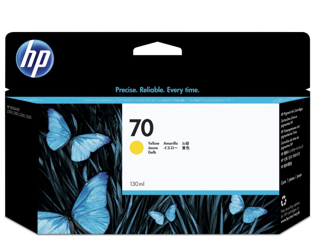 HP Głowica nr 70 Yellow C9454A 130ml 