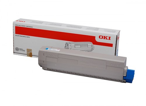 OKI Toner C822 Cyan 44844615 7,3K 