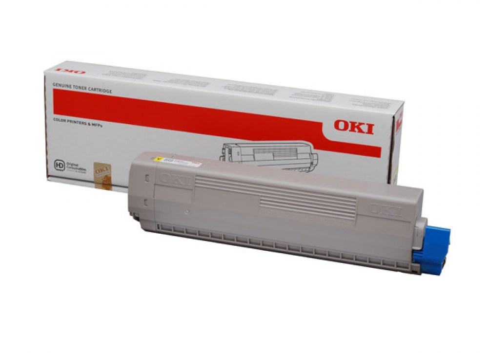 OKI Toner C822 Yellow 44844613 7,3K 