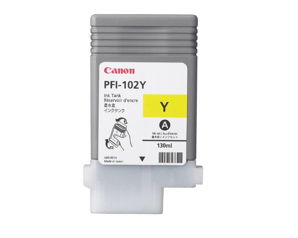 Canon Tusz PFI102Y Yellow 130 ml 