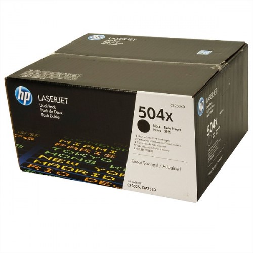 HP Toner CE250XD Black 2pack 