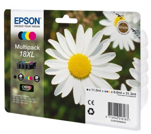 Epson Tusz Claria Home 18 T1816 CMYK 4pack 