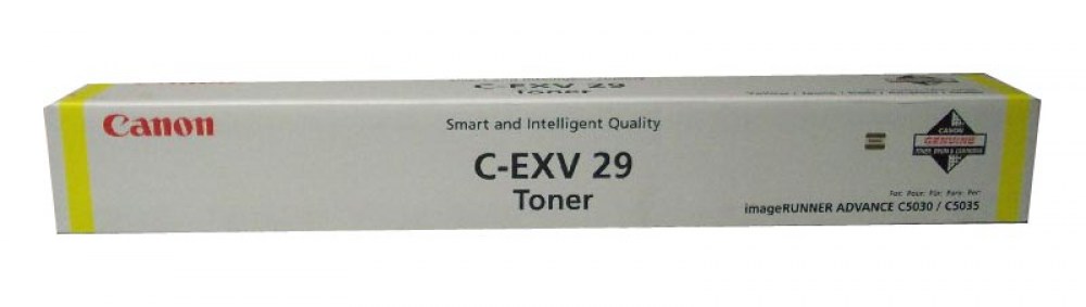 Canon Toner C-EXV29 Yellow 27K 