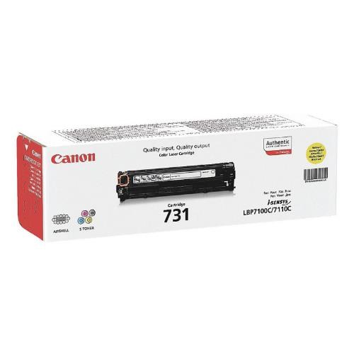 Canon Toner CRG 731 Yellow 1.5K 