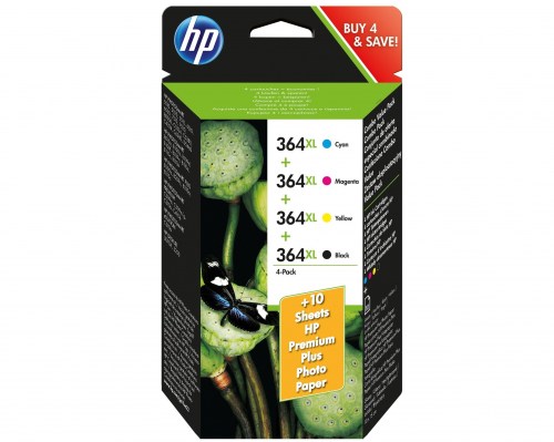 HP Tusz nr 364 SM596EE 4pack CMYK K-XL