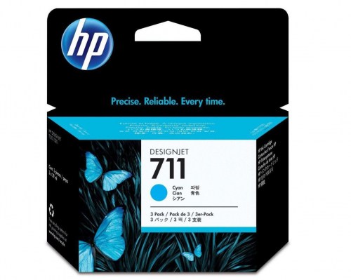 HP Tusz nr 711 CZ134A Cyan 3x29ml 3 pack 