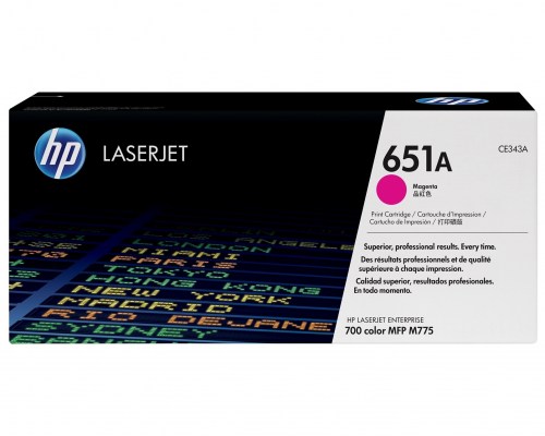 HP Toner nr 651A CE343A Magenta 16K 