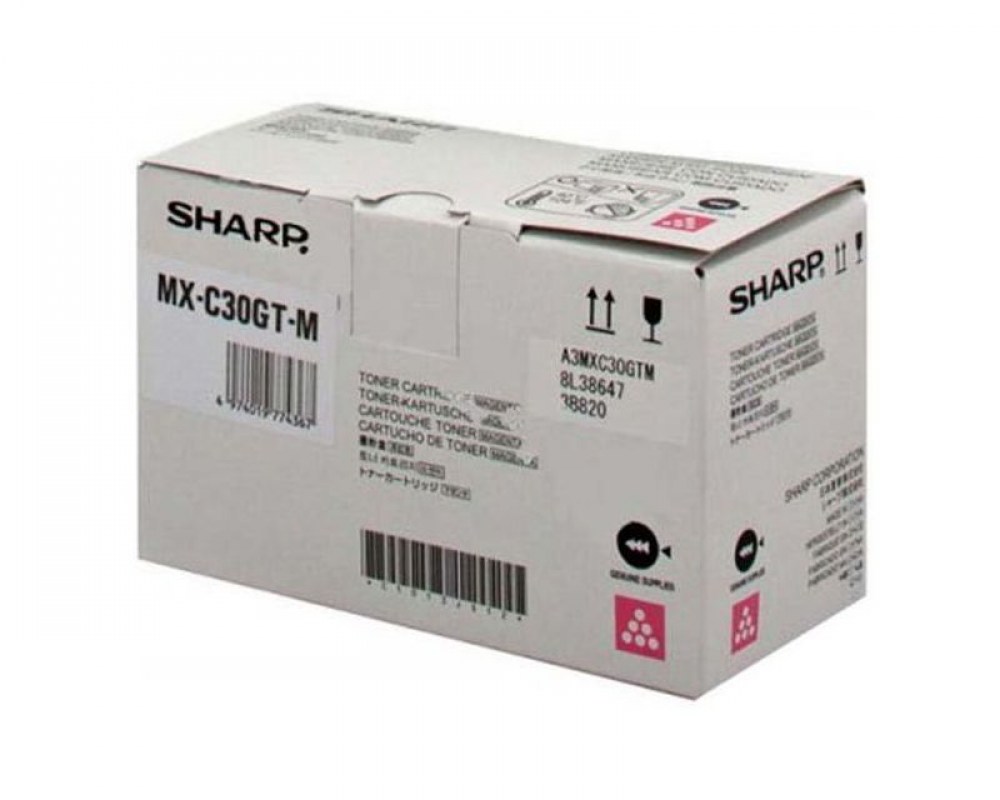 Sharp Toner MX-C30GTM Magenta 6K 