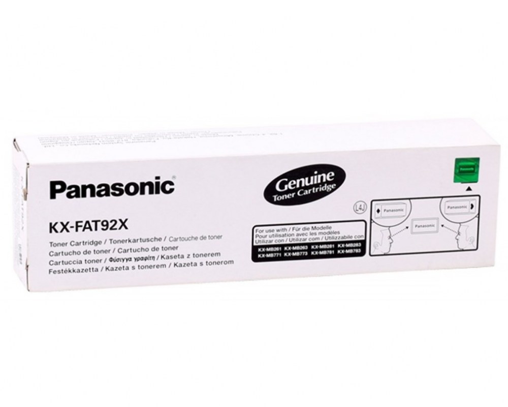 Panasonic Toner KX-FAT92X BLACK 2K KX-MB771G, KX-MB773, KX-MB781