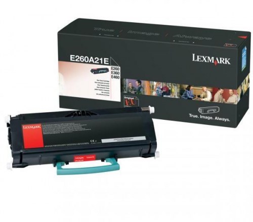 Lexmark Toner E26x E260A21E Black 3,5K 