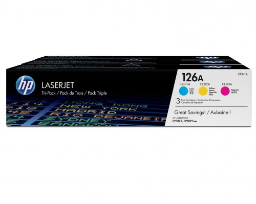 HP Toner nr 126 CF341A 3pack CMY 