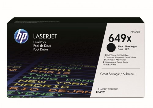 HP Toner CE260XD Black 17K 2pack 