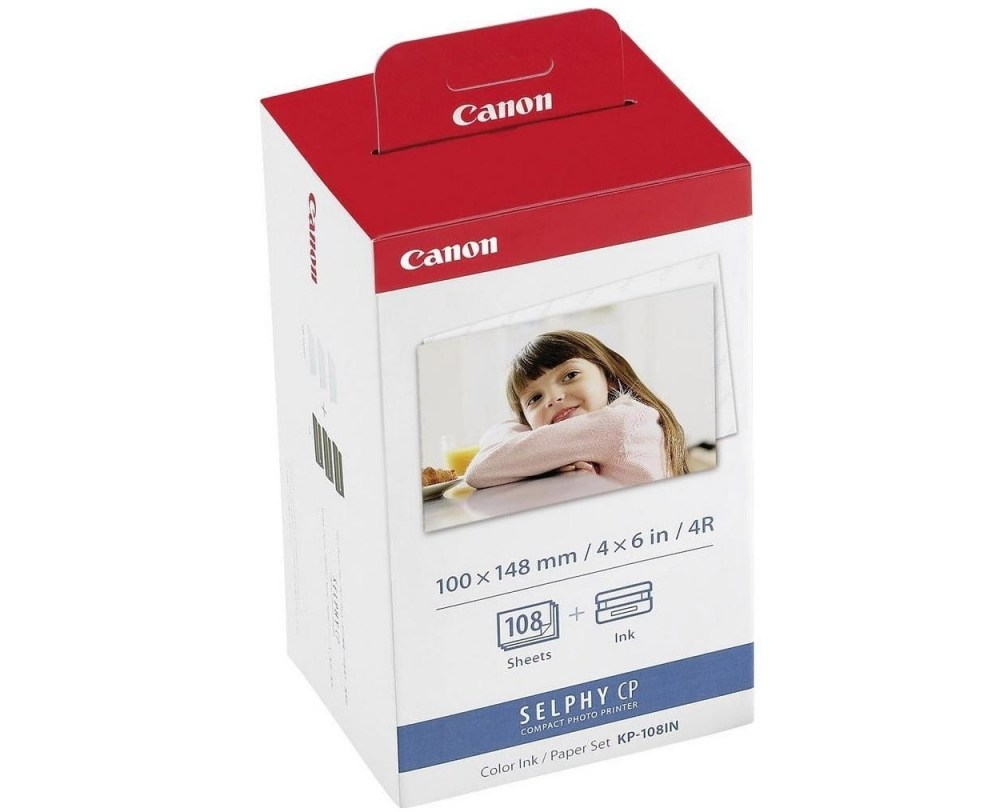 Canon Papier KP108IN Paper Set 100 mm. x 148 mm, 108 arkuszy