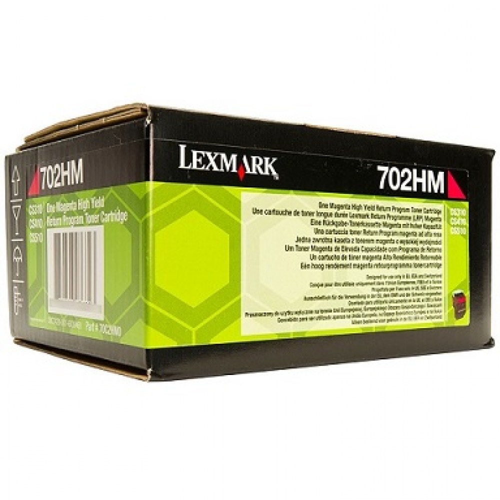 Lexmark Toner 702HM 70C2HM0 Magenta 3K zwrotny