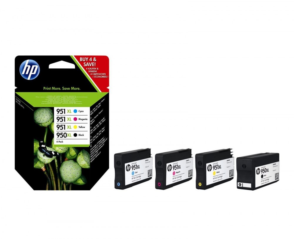 HP Tusz nr 950XLBK,951XL C,M,Y,K C2P43AE 4pack