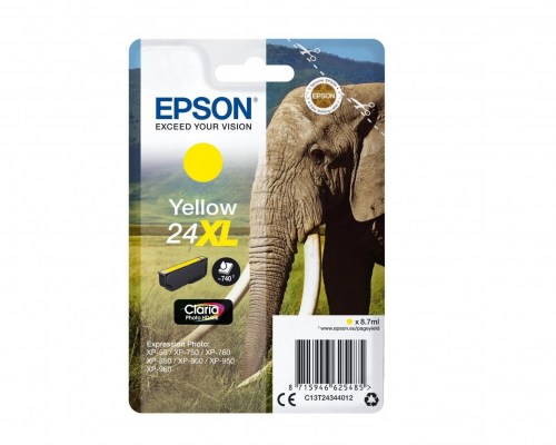 Epson Tusz XP750/850 T2434 YellowXL 8,7ml