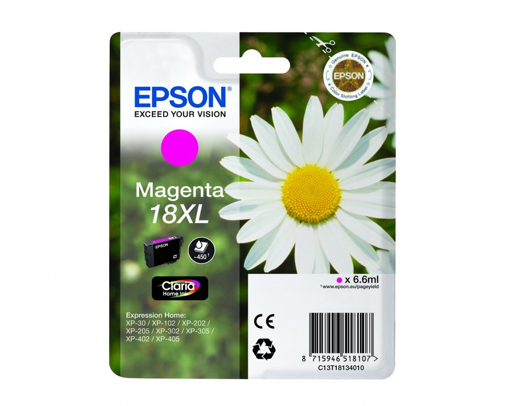 Epson Tusz XP102 T1813 Magenta 6.6ml