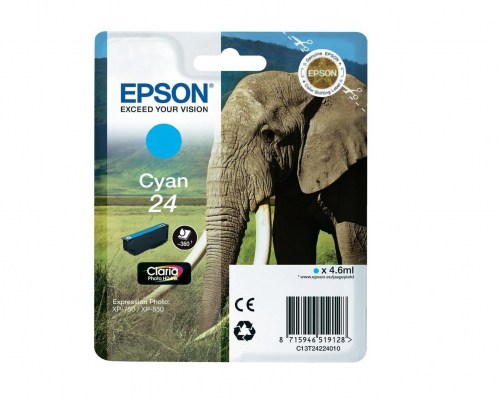 Epson Tusz XP750/850 T2422 Cyan4,6 ml 360 stron