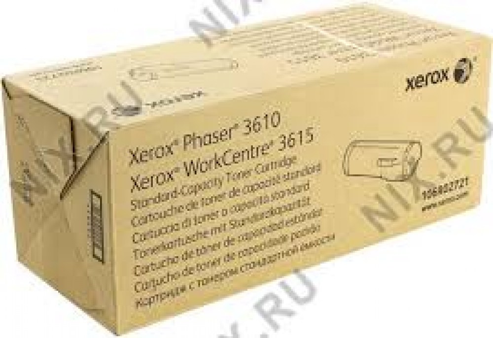 Xerox Toner Phaser 3610 106R02721 Black 5.9K