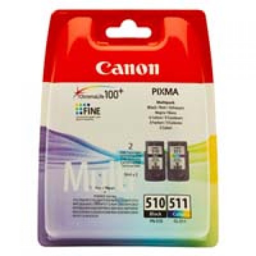 Canon Tusz PG-510/CL511 Black/Kolor 9ml Black - 220s, 9 ml, Color - 244s, 9 ml