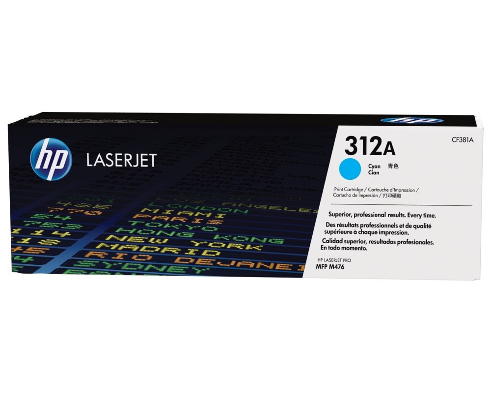 HP Toner nr 312A CF381A Cyan 2,7K 