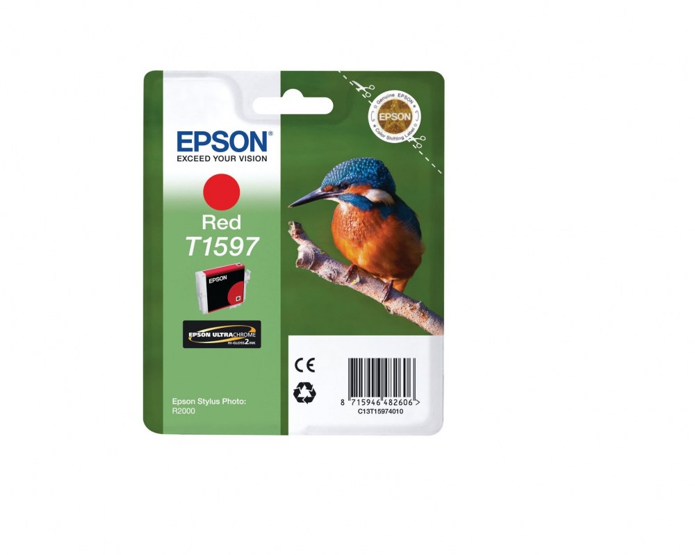 Epson Tusz Stylus Photo R2000 T1597Red 17ml