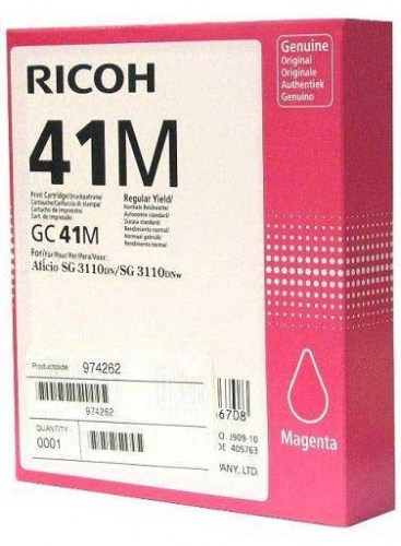 Ricoh Gel cart GC-41M HC 405763 Magenta 2200sh