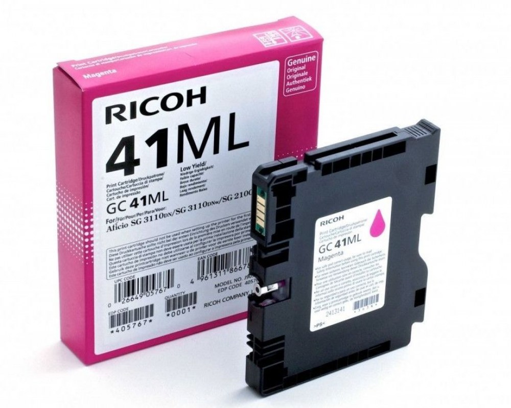 Ricoh Gel cart GC-41ML 405767 Magenta 600s