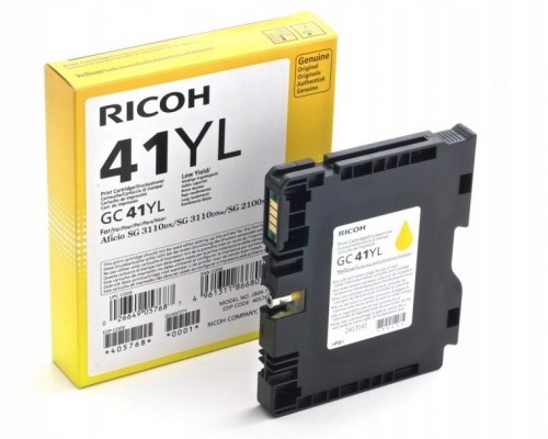 Ricoh Gel cart GC-41YL 405768 Yellow 600s