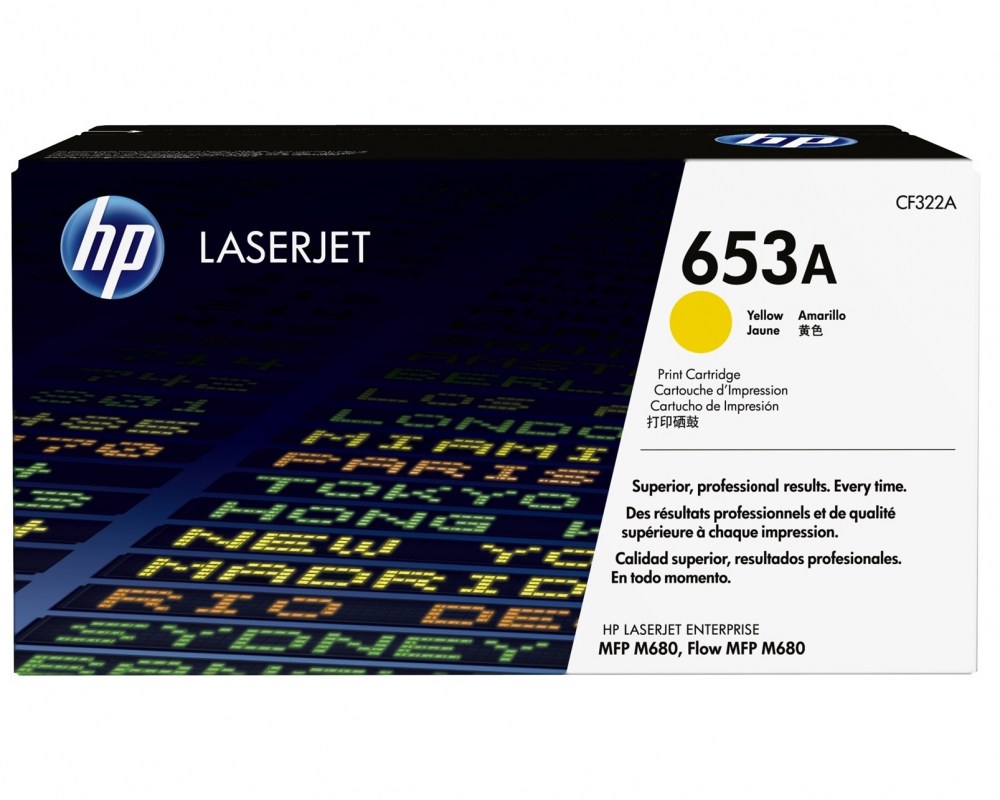 HP Toner nr 653A CF322A Yellow 16,5K 
