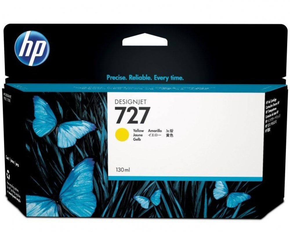 HP Tusz nr 727 B3P21A Yellow 130ml 