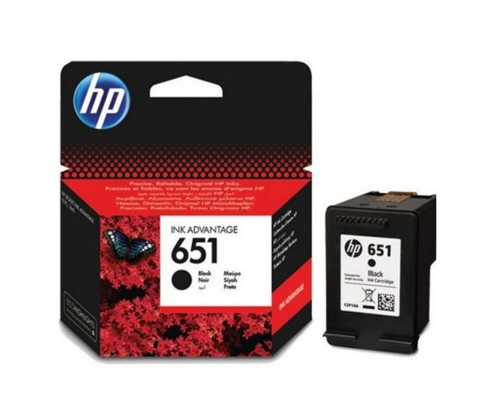 HP Tusz nr 651 C2P10AE Black 600str 