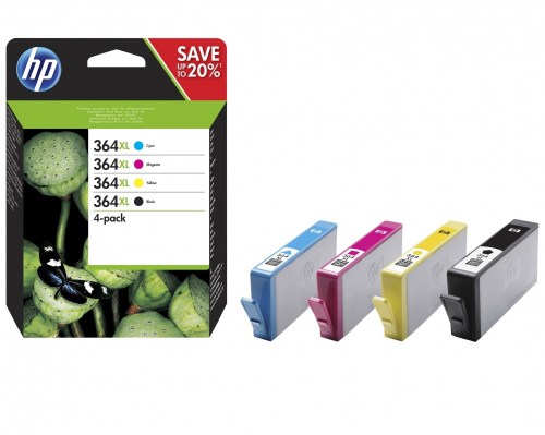 HP Tusz nr 364XL N9J74AE 4pack CMYK 