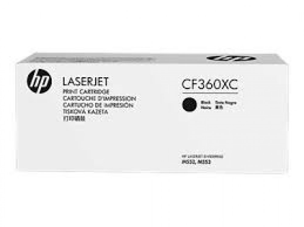 HP Toner nr 508XC CF360XC Black 12.5 K 