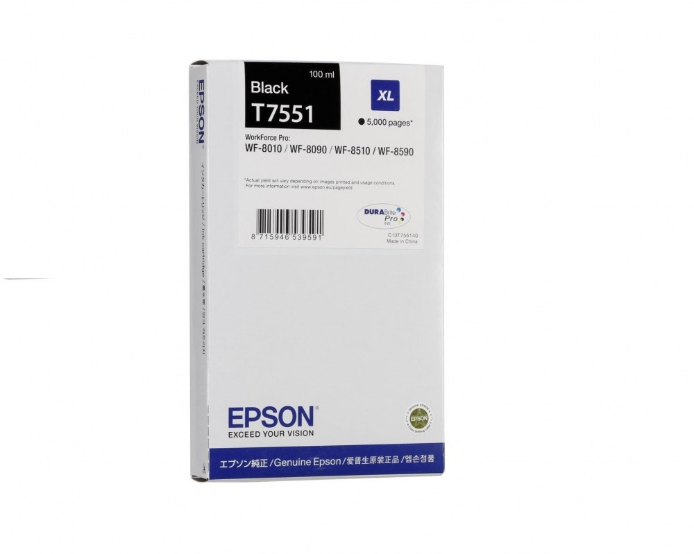 Epson Tusz T7551 XL Black 100ml