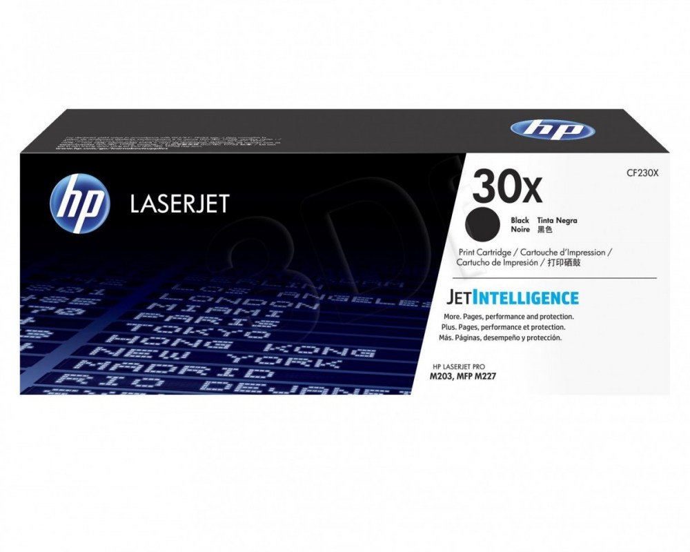 HP Toner nr 30X CF230X Black 3.5K 