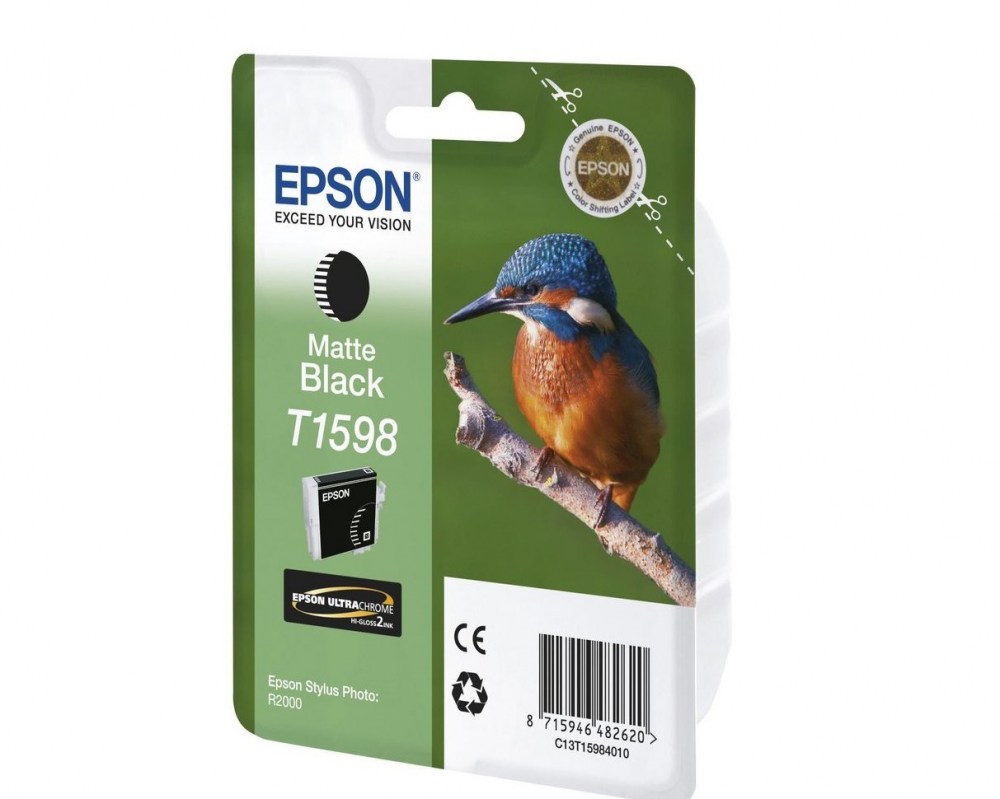 Epson Tusz Stylus Photo R2000 T1598Matt Black 17ml