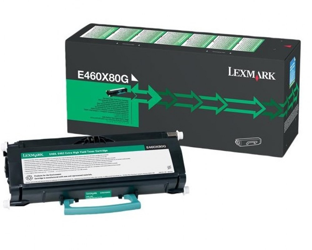 Lexmark Toner E460 E460X80G 15K Korpo 