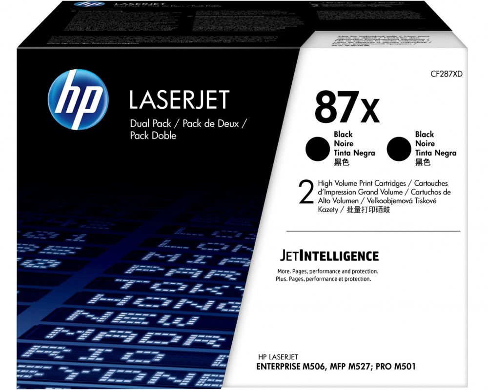 HP Toner nr 87X CF287XD Black 18K 