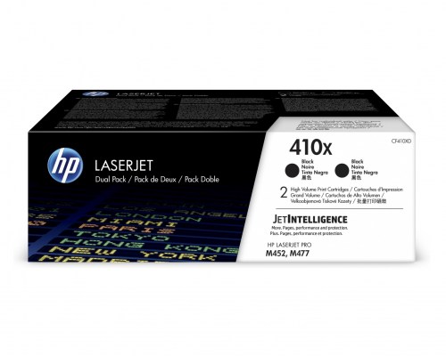 HP Toner nr 410X CF410XD Black 6,5K 