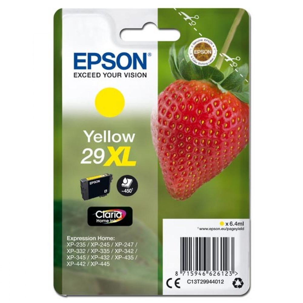 Epson Tusz Stylus XP235 T29XL Yellow 6.4ml